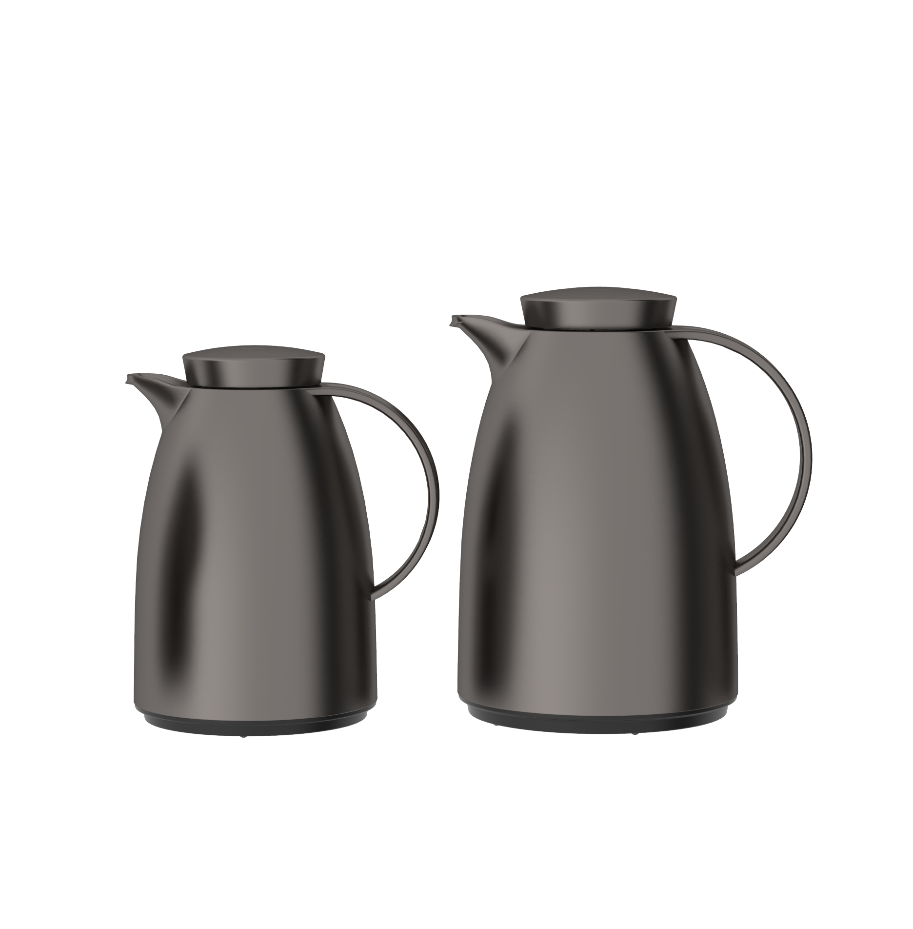 Regal by Ripple Vacuum Flask Set, ABS Body with Glass Liner, Matt Gold