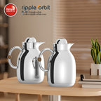 Regal by Ripple 1L + 1L Vacuum Insulated Flask Set – Double Wall Stainless Steel with Glass Liner, Hot & Cold Coffee & Tea Jug (6 Colors)