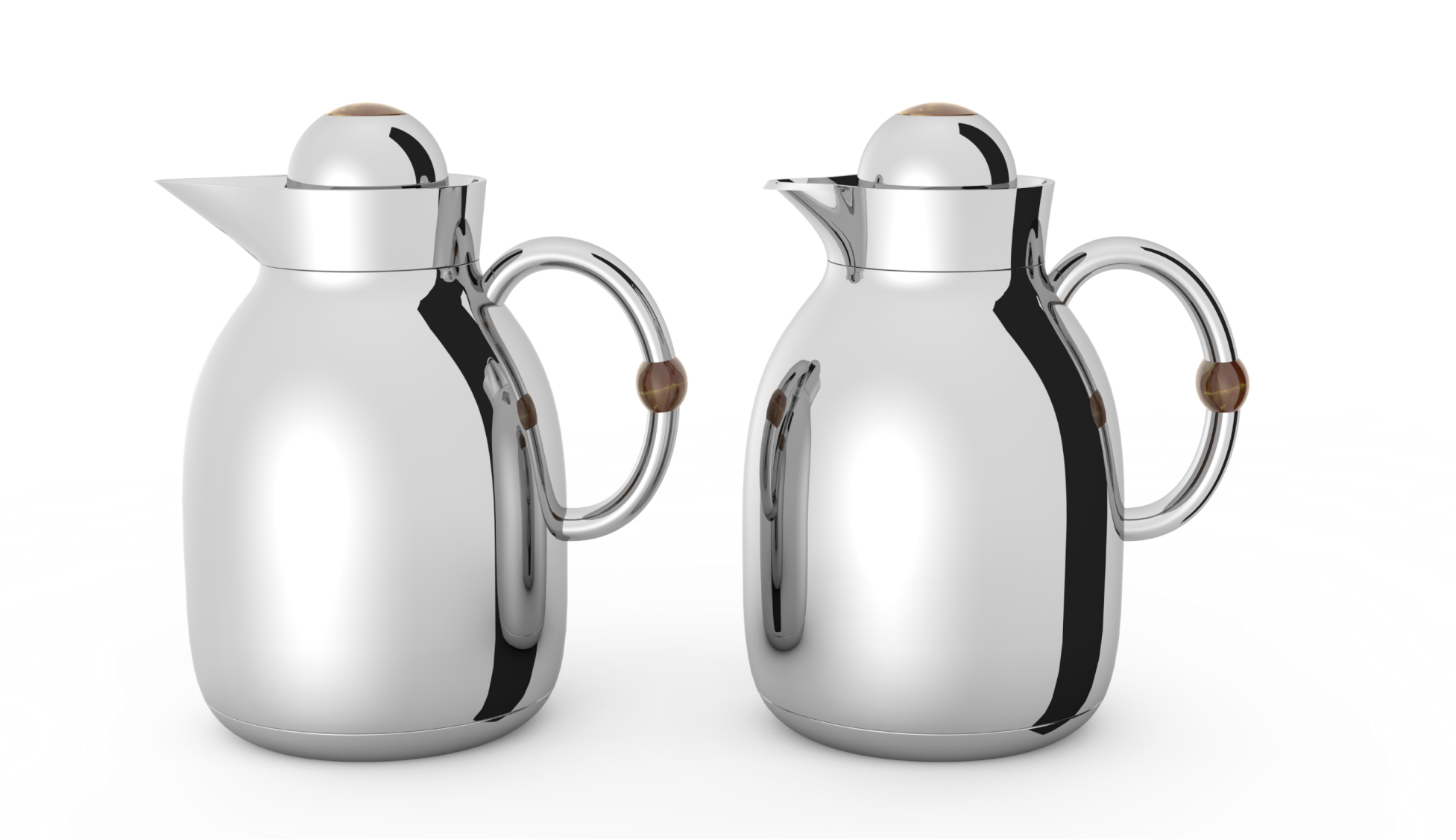 Regal by Ripple 1L + 1L Vacuum Insulated Flask Set – Double Wall Stainless Steel with Glass Liner, Hot & Cold Coffee & Tea Jug (6 Colors)