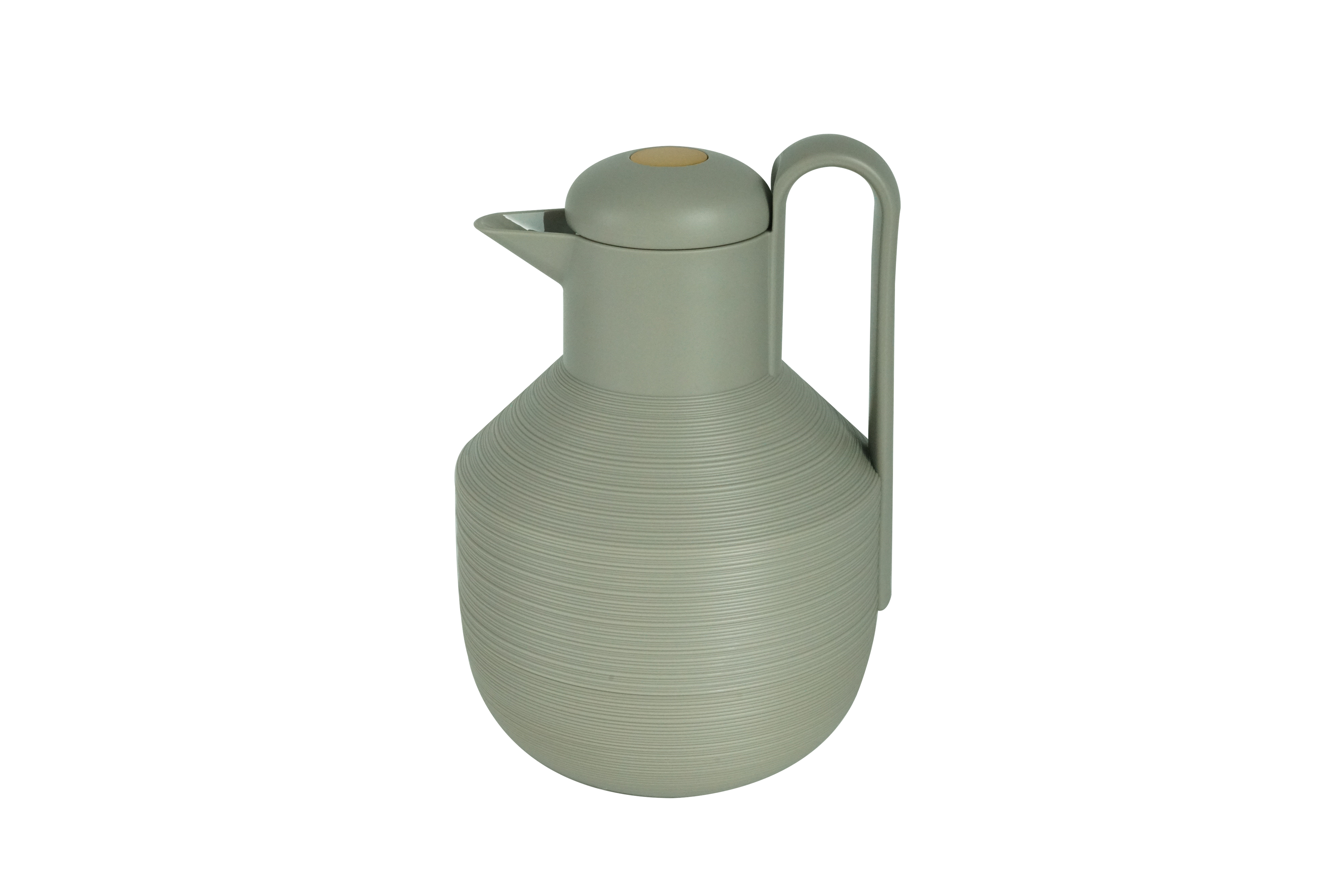 Regal by Ripple 1.0L Insulated Thermos Flask – Vacuum Jug with Glass Liner – Hot & Cold Beverage Server – Modern Minimalist Design – Beige / White / Grey Options