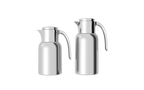 Regal by Ripple 2-Piece Full Stainless Steel Thermos Set – 1.0L Coffee Flask + 1.3L Tea Flask – Double Wall Vacuum Insulated with Steel Liner – Shining Silver Finish – TSC12Q-G
