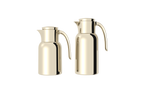 Regal by Ripple 2-Piece Full Stainless Steel Thermos Set – 1.0L Coffee Flask + 1.3L Tea Flask – Double Wall Insulated with Steel Liner – Elegant Champagne Gold Finish – TSC12Q-GS