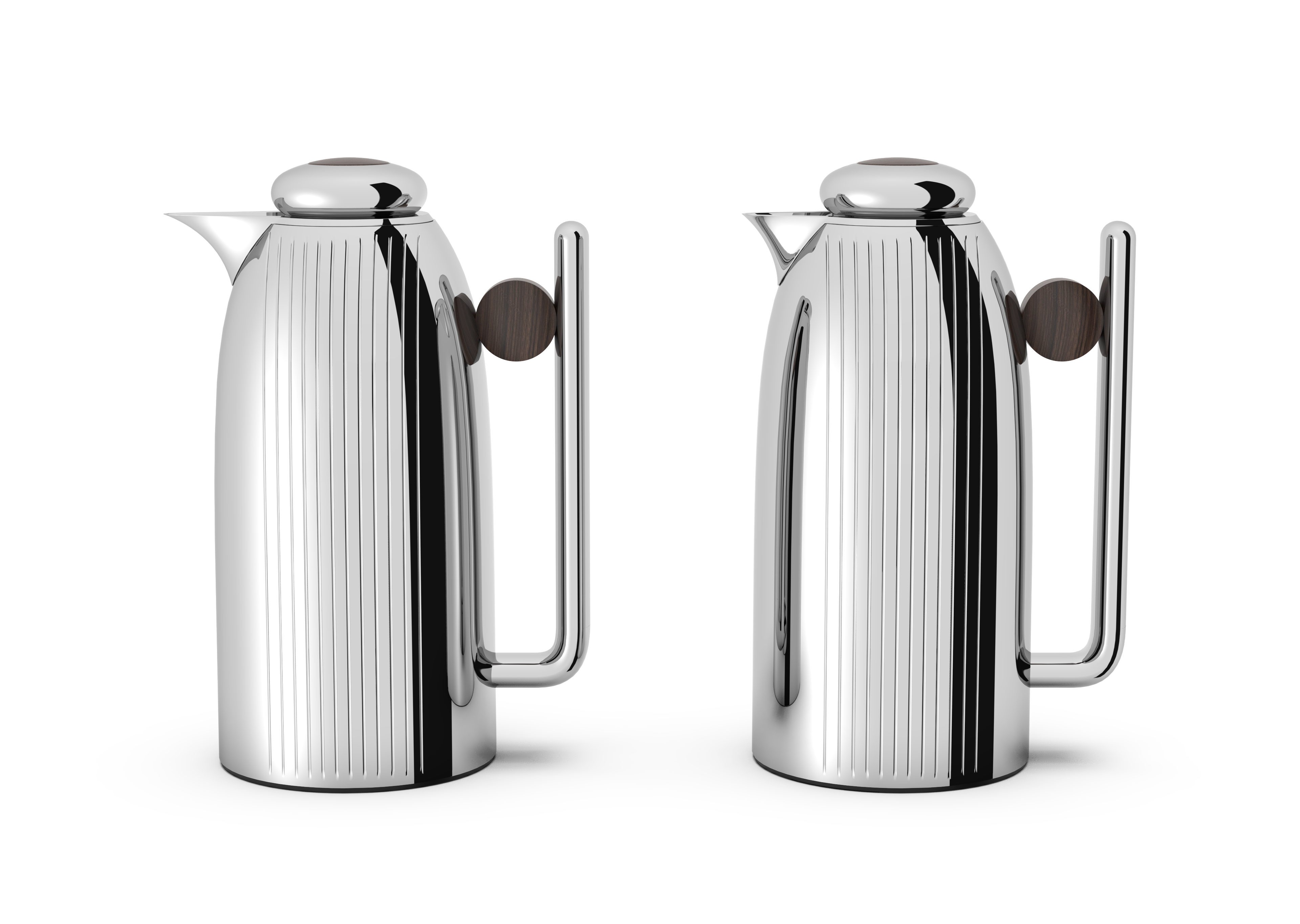Regal by Ripple 1L + 1L Vacuum Insulated Flask Set – Double Wall Stainless Steel with Glass Liner, Hot & Cold Beverage Server, Luxury Coffee & Tea Jug (2 Pieces)