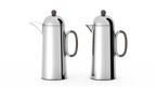 Regal by Ripple 1L + 1L Vacuum Flask Set – Double Wall Stainless Steel Coffee & Tea Server with Glass Liner, Insulated Hot & Cold Beverage Carafe, Elegant Arabic Dallah Style (8 Colors Available)