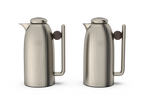 Regal by Ripple 1L + 1L Vacuum Insulated Flask Set – Double Wall Stainless Steel with Glass Liner, Hot & Cold Beverage Server, Luxury Coffee & Tea Jug (2 Pieces)