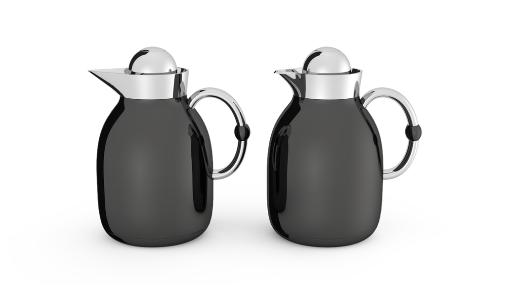 Regal by Ripple 1L + 1L Vacuum Insulated Flask Set – Double Wall Stainless Steel with Glass Liner, Hot & Cold Coffee & Tea Jug (6 Colors)