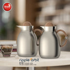 Regal by Ripple 1L + 1L Vacuum Insulated Flask Set – Double Wall Stainless Steel with Glass Liner, Hot & Cold Coffee & Tea Jug (6 Colors)