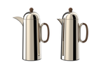 Regal by Ripple 1L + 1L Vacuum Flask Set – Double Wall Stainless Steel Coffee & Tea Server with Glass Liner, Insulated Hot & Cold Beverage Carafe, Elegant Arabic Dallah Style (8 Colors Available)