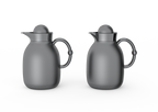 Regal by Ripple 1L + 1L Vacuum Insulated Flask Set – Double Wall Stainless Steel with Glass Liner, Hot & Cold Coffee & Tea Jug (6 Colors)