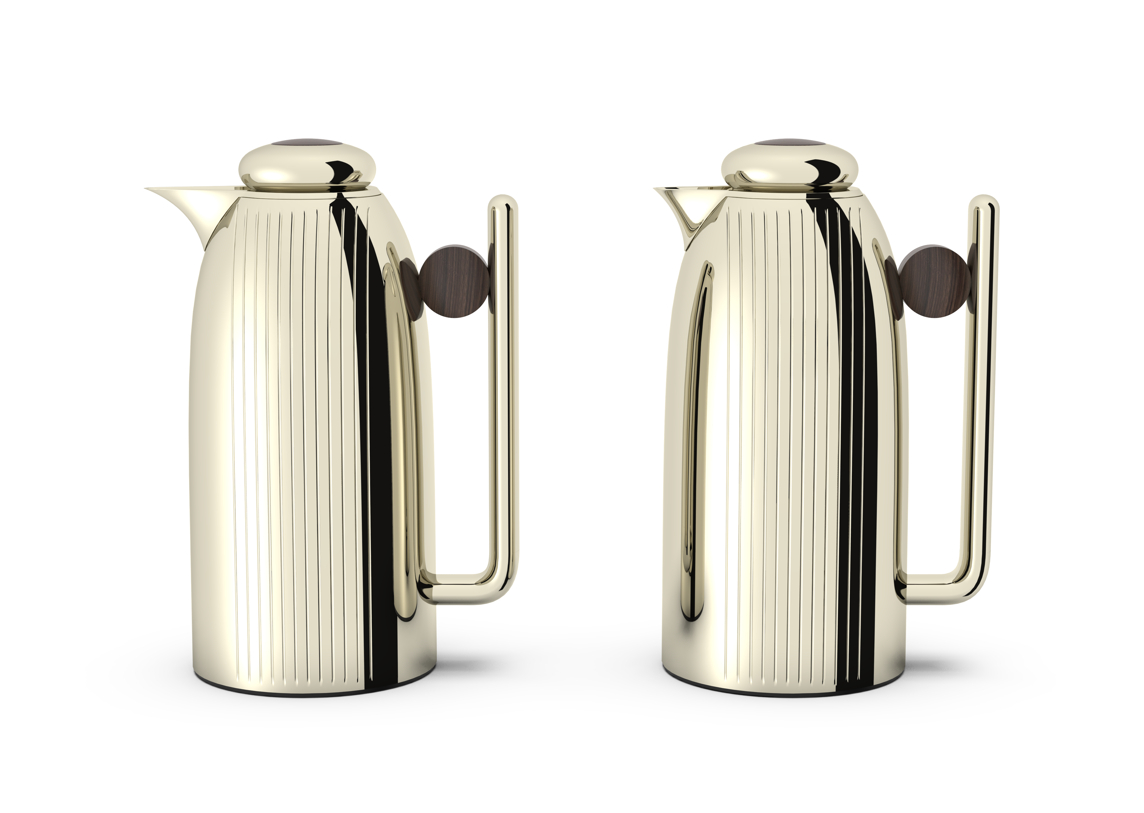 Regal by Ripple 1L + 1L Vacuum Insulated Flask Set – Double Wall Stainless Steel with Glass Liner, Hot & Cold Beverage Server, Luxury Coffee & Tea Jug (2 Pieces)