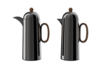 Regal by Ripple 1L + 1L Vacuum Flask Set – Double Wall Stainless Steel Coffee & Tea Server with Glass Liner, Insulated Hot & Cold Beverage Carafe, Elegant Arabic Dallah Style (8 Colors Available)