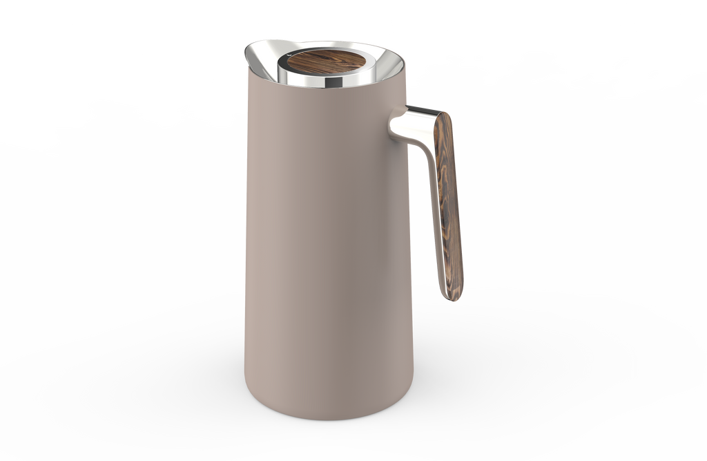 Regal by Ripple 1L Vacuum Flask, Stainless Steel Body with Glass Liner, Painted Finish
