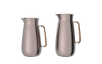 Regal by Ripple 0.8L & 1L Vacuum Insulated Flask Set – Double Wall Stainless Steel with Glass Liner, Hot & Cold Beverage Server, Luxury Coffee & Tea Jug Set (2 Pieces)
