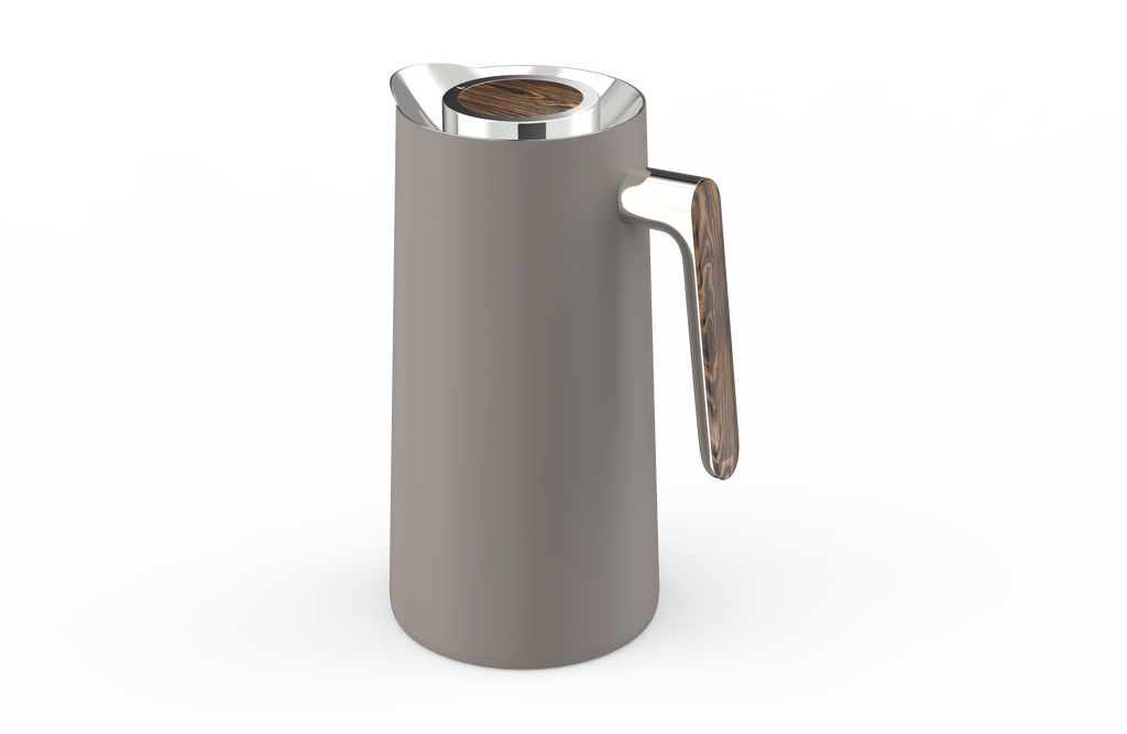 Regal by Ripple 1L Vacuum Flask, Stainless Steel Body with Glass Liner, Painted Finish
