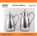Ripple 0.7L + 1L Vacuum Insulated Flask Set – Double Wall Stainless Steel Body with Glass Liner, Arabic Coffee & Tea Serving Jugs, 6 Color Options