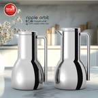 Regal by Ripple 2-Piece Vacuum Flask Set – Stainless Steel Body with Glass Liner – Double-Wall Insulated Thermal Jug Set (0.7 L + 1.0 L) – 6 Elegant Colors