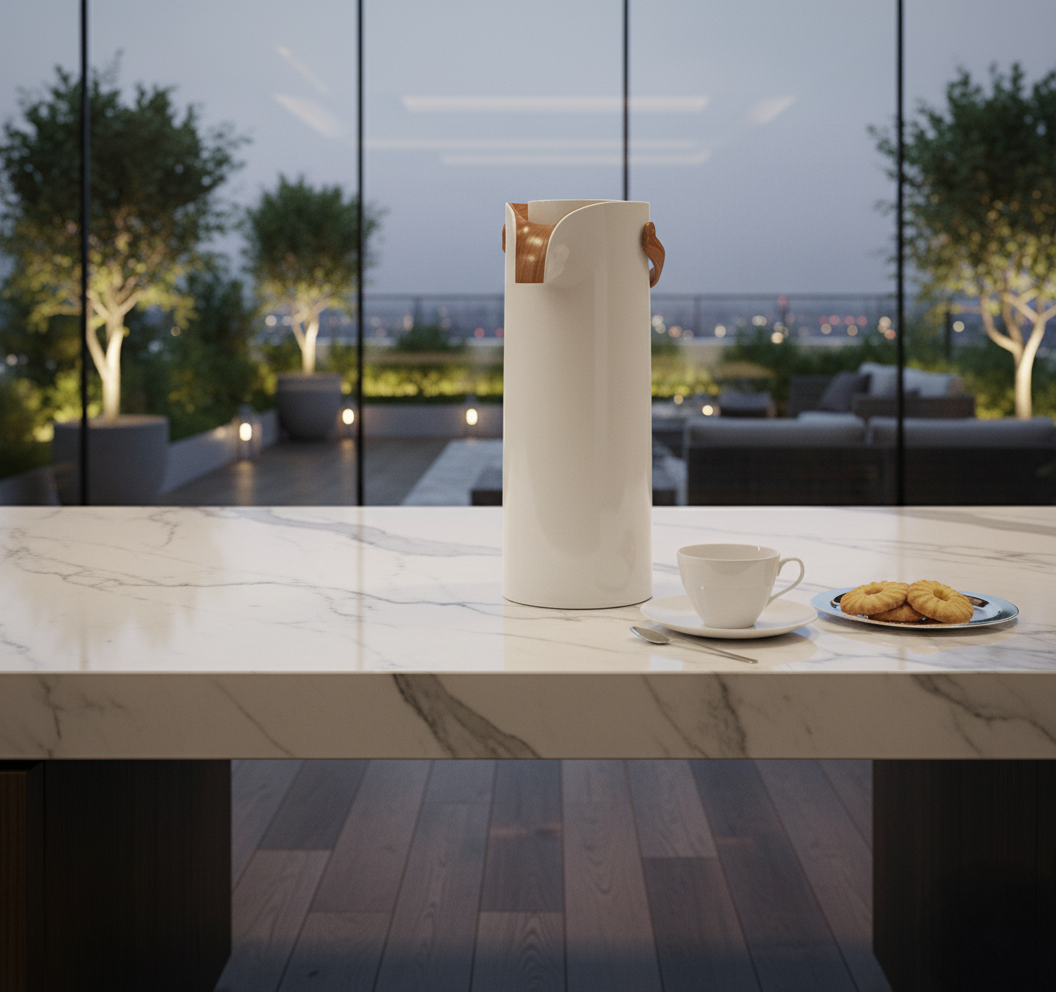 1.9L Vacuum Flask – Plastic Body with Glass Liner – 7 Elegant Colors – Long-Lasting Heat Retention – Premium Thermal Jug by Ripple