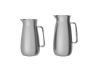 Regal by Ripple 0.8L & 1L Vacuum Insulated Flask Set – Double Wall Stainless Steel with Glass Liner, Hot & Cold Beverage Server, Luxury Coffee & Tea Jug Set (2 Pieces)