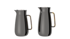 Regal by Ripple 0.8L & 1L Vacuum Insulated Flask Set – Double Wall Stainless Steel with Glass Liner, Hot & Cold Beverage Server, Luxury Coffee & Tea Jug Set (2 Pieces)