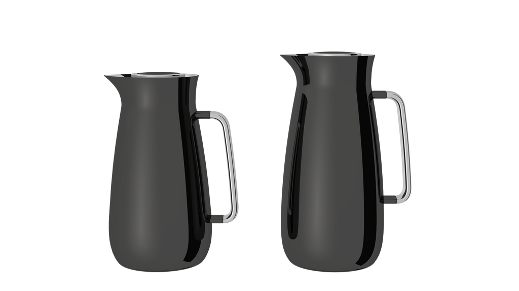 Regal by Ripple 0.8L & 1L Vacuum Insulated Flask Set – Double Wall Stainless Steel with Glass Liner, Hot & Cold Beverage Server, Luxury Coffee & Tea Jug Set (2 Pieces)