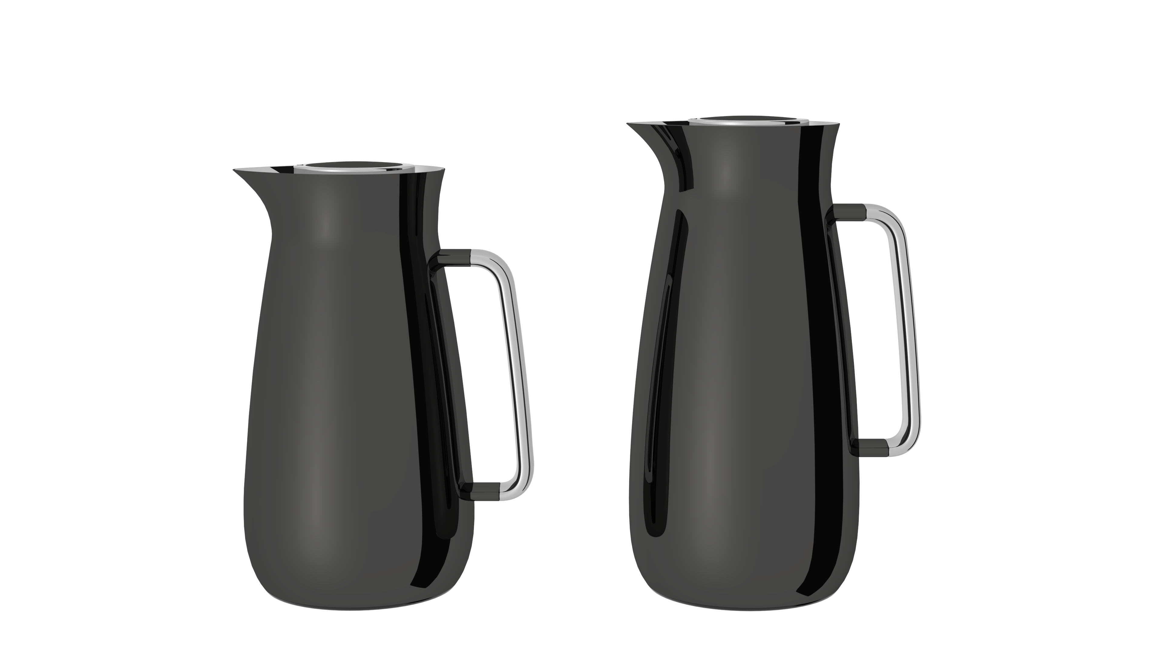 Regal by Ripple 0.8L & 1L Vacuum Insulated Flask Set – Double Wall Stainless Steel with Glass Liner, Hot & Cold Beverage Server, Luxury Coffee & Tea Jug Set (2 Pieces)