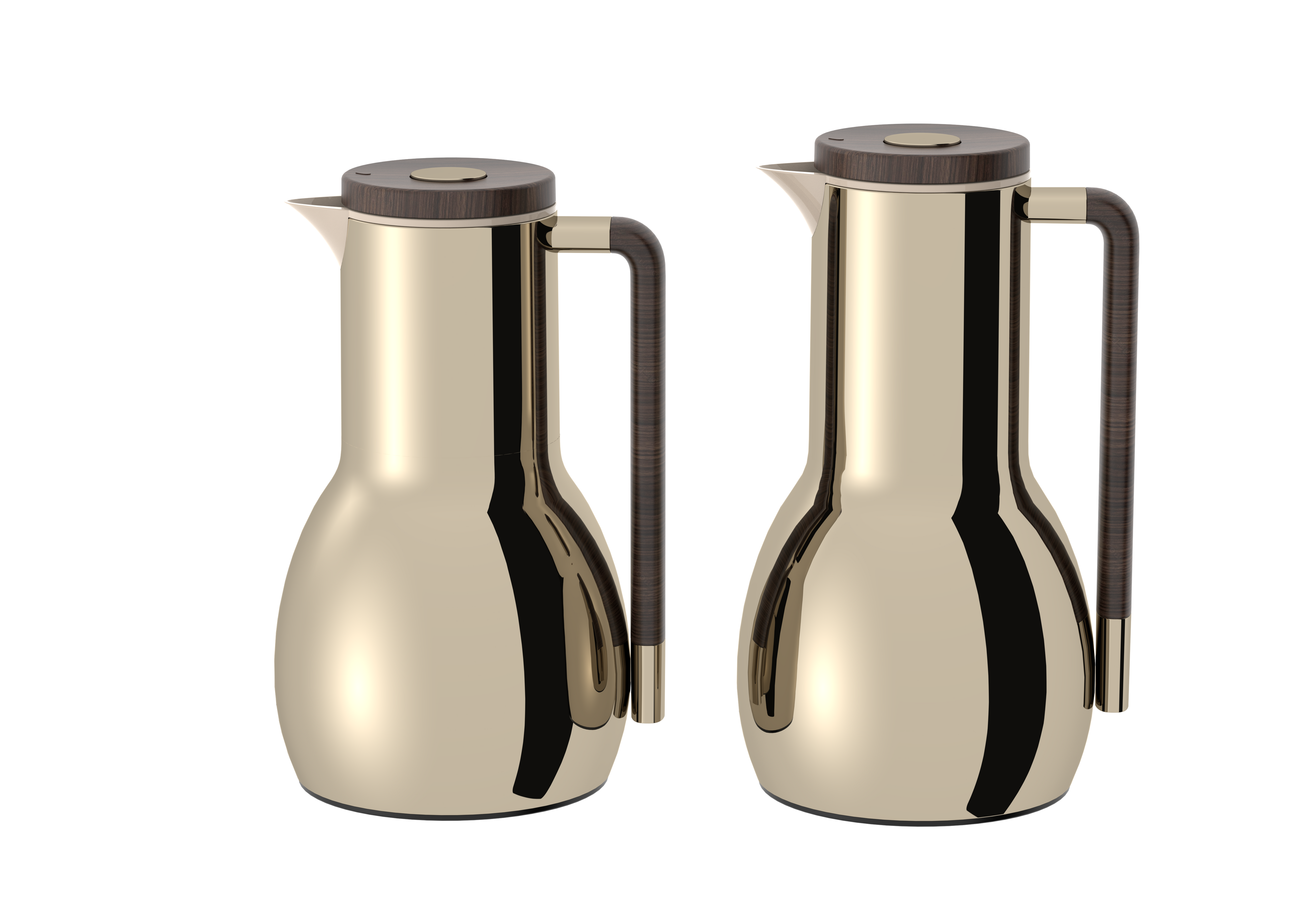 Regal by Ripple 2-Piece Vacuum Flask Set – Stainless Steel Body with Glass Liner – Double-Wall Insulated Thermal Jug Set (0.7 L + 1.0 L) – 6 Elegant Colors