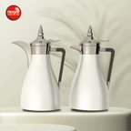 Regal by Ripple RGD19 Series 2-Piece Vacuum Flask Set (1.0 L + 1.0 L) – Stainless Steel Body with Glass Liner – Premium Arabic Coffee & Tea Thermos Set – 7 Elegant Color Variants