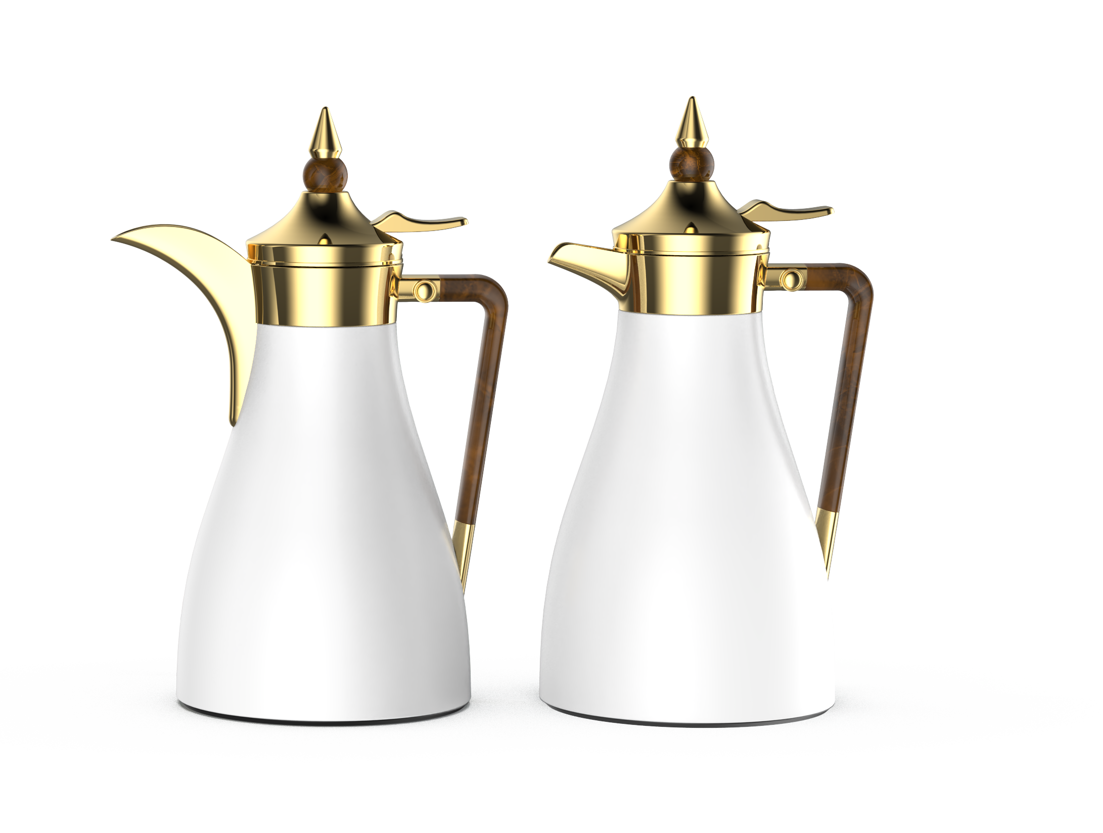 Regal by Ripple RGD19 Series 2-Piece Vacuum Flask Set (1.0 L + 1.0 L) – Stainless Steel Body with Glass Liner – Premium Arabic Coffee & Tea Thermos Set – 7 Elegant Color Variants