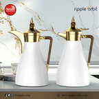 Regal by Ripple RGD19 Series 2-Piece Vacuum Flask Set (1.0 L + 1.0 L) – Stainless Steel Body with Glass Liner – Premium Arabic Coffee & Tea Thermos Set – 7 Elegant Color Variants