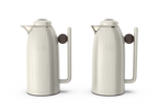 Regal by Ripple 1L + 1L Vacuum Insulated Flask Set – Double Wall Stainless Steel with Glass Liner, Hot & Cold Beverage Server, Luxury Coffee & Tea Jug (2 Pieces)