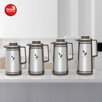 Regal by Ripple Stainless Steel Vacuum Flask – 1.0L / 1.3L / 1.6L / 1.9L – Insulated Beverage Server with Glass Liner – Hot & Cold Jug with Handle