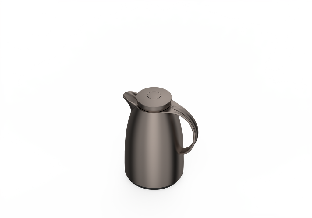 Regal by Ripple Vacuum Flask Set, ABS Body with Glass Liner, Matt Gold