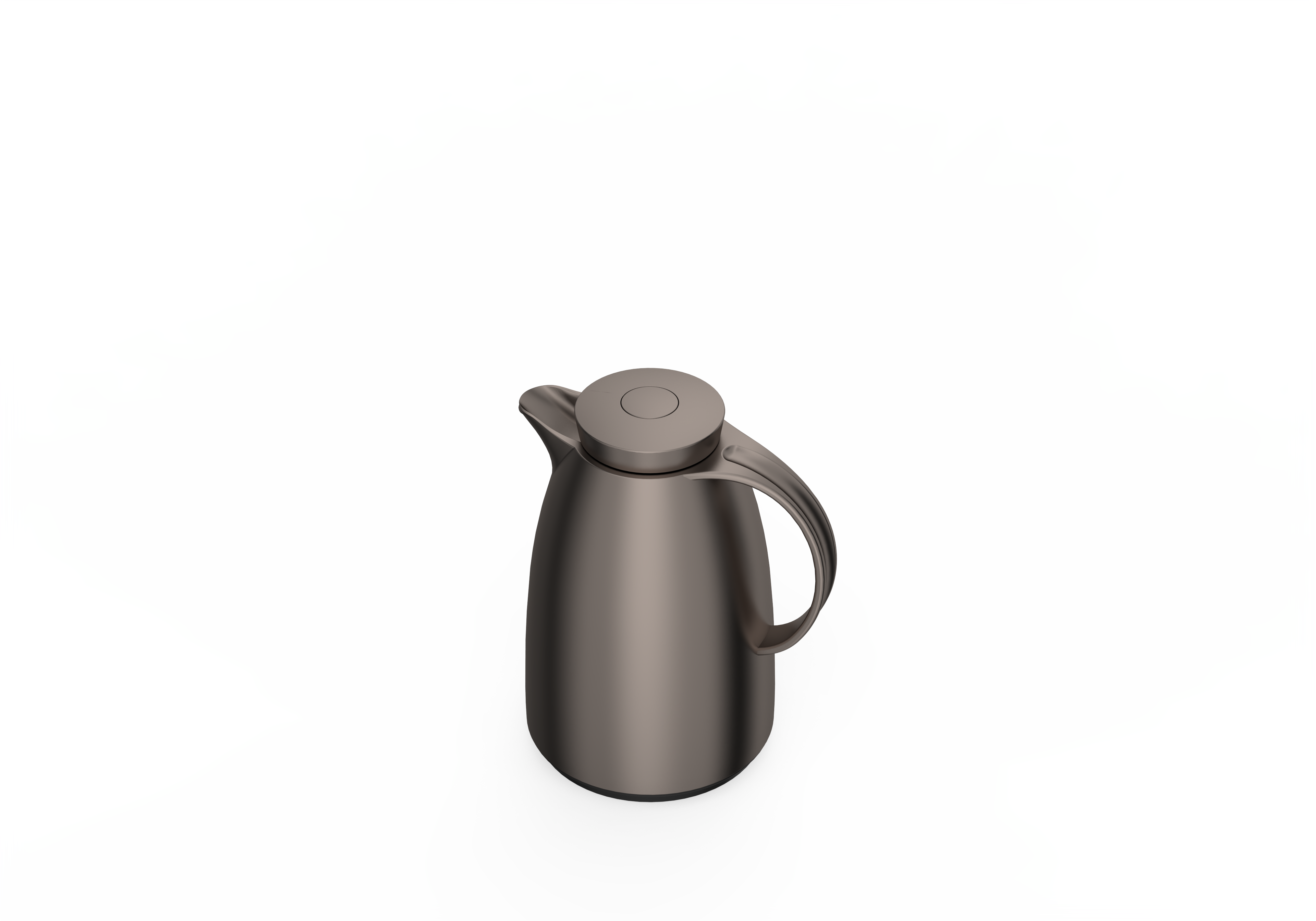 Regal by Ripple Vacuum Flask Set, ABS Body with Glass Liner, Matt Gold