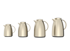 Ripple Regal Insulated Beverage Server Set – ABS Body with Glass Liner, Matt Gold Finish (0.35L + 1.5L / 0.5L + 1.0L)