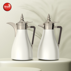 Regal by Ripple RGD19 Series 2-Piece Vacuum Flask Set (1.0 L + 1.0 L) – Stainless Steel Body with Glass Liner – Premium Arabic Coffee & Tea Thermos Set – 7 Elegant Color Variants