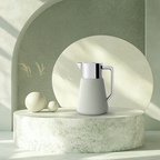 Ripple Regal Insulated Beverage Server – Plastic Body with Glass Liner, Ribbed Modern Design (0.5L / 1.0L, 4 Colors Available)