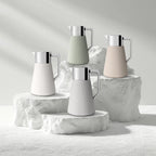 Ripple Regal Insulated Beverage Server – Plastic Body with Glass Liner, Ribbed Modern Design (0.5L / 1.0L, 4 Colors Available)