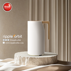 Ripple Regal Insulated Beverage Server – 1.0L Plastic Body with Glass Liner, Modern Ribbed Design (4 Colors Available)
