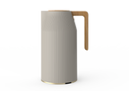 Ripple Regal Insulated Beverage Server – 1.0L Plastic Body with Glass Liner, Modern Ribbed Design (4 Colors Available)