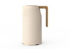 Ripple Regal Insulated Beverage Server – 1.0L Plastic Body with Glass Liner, Modern Ribbed Design (4 Colors Available)