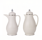 Regal by Ripple 2-Piece Premium Thermos Set – 0.35L Coffee Flask + 0.6L Tea Flask – Dark Green, Dark Gray, Ivory, Light Coffee, Light Smoke Gray – ABS Body with Glass Liner