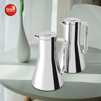Double Wall Stainless Steel Body + Glass Liner Vacuum Jug – Set of 2