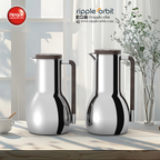 Regal by Ripple 2-Piece Vacuum Flask Set – Stainless Steel Body with Glass Liner – Double-Wall Insulated Thermal Jug Set (0.7 L + 1.0 L) – 6 Elegant Colors