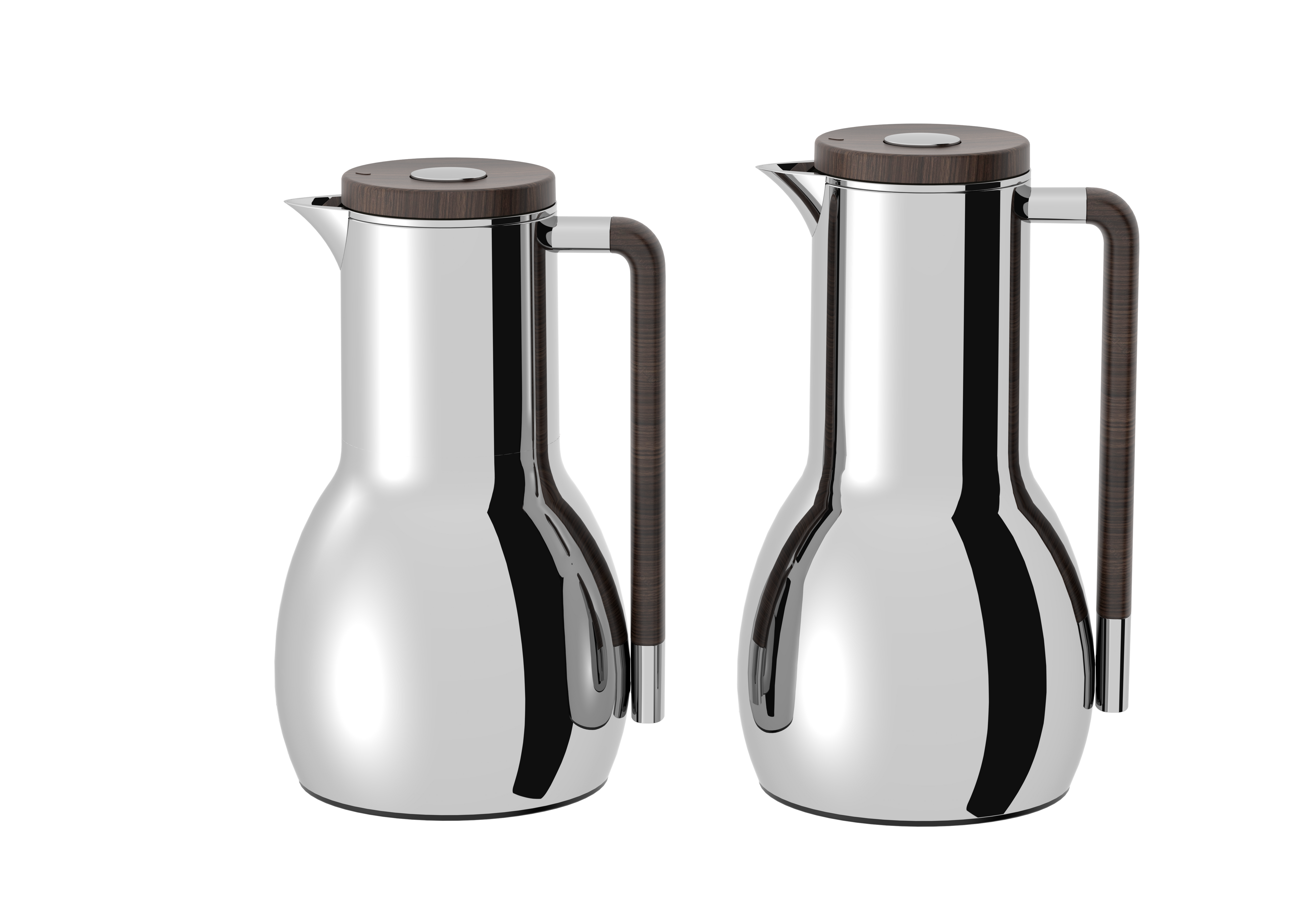 Regal by Ripple 2-Piece Vacuum Flask Set – Stainless Steel Body with Glass Liner – Double-Wall Insulated Thermal Jug Set (0.7 L + 1.0 L) – 6 Elegant Colors