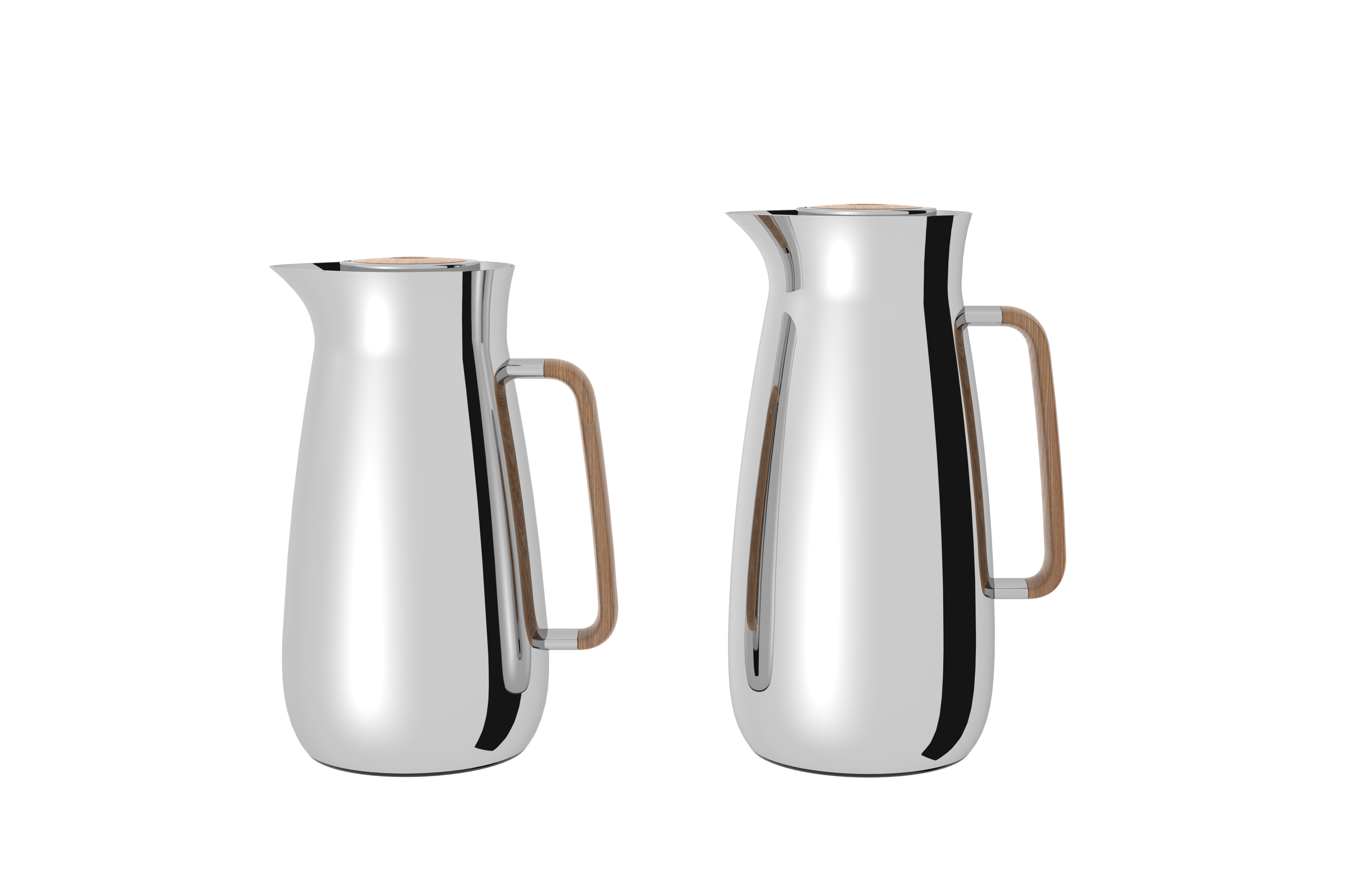 Regal by Ripple 0.8L & 1L Vacuum Insulated Flask Set – Double Wall Stainless Steel with Glass Liner, Hot & Cold Beverage Server, Luxury Coffee & Tea Jug Set (2 Pieces)