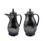 Regal by Ripple Luxury 2-Piece Thermos Set – 0.35L Coffee Flask + 0.6L Tea Flask – Gold / Silver / Jet Black – ABS Body with Glass Liner – Hot & Cold Vacuum Flask